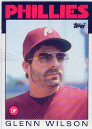 1986 Topps Baseball Cards      736     Glenn Wilson